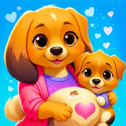 Icône de Jeu de Bébé Chiot